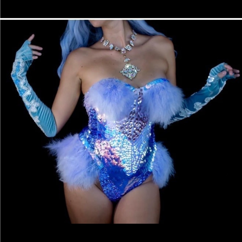jackalope land lilac moth princess bodysuit
